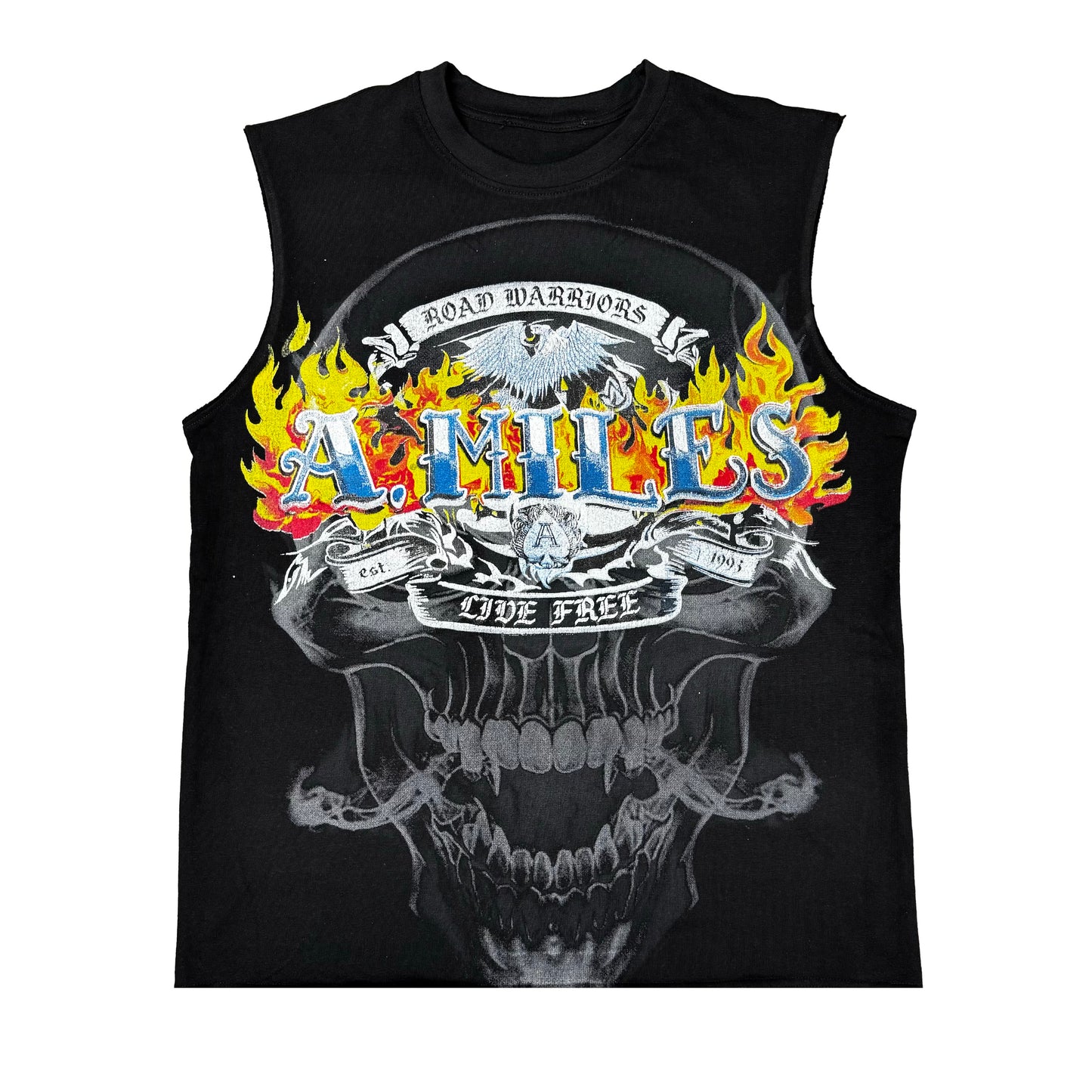 A Miles “Road Warriors” Sleeveless - Black