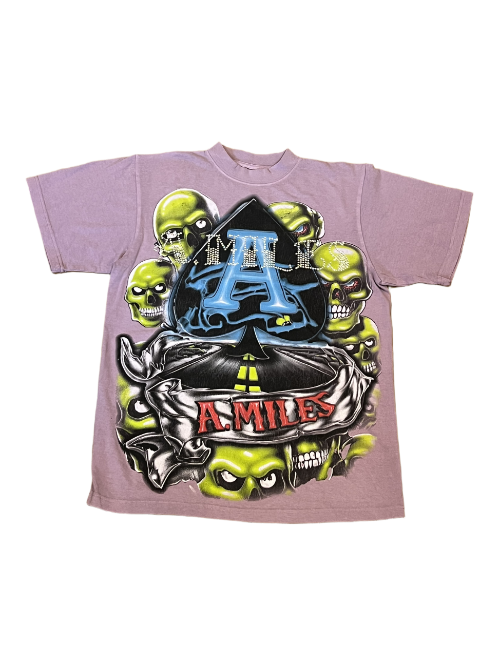 A Miles “Never Behind” Tee - Plum Purple