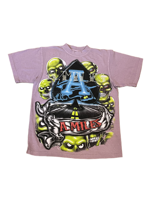 A Miles “Never Behind” Tee - Plum Purple