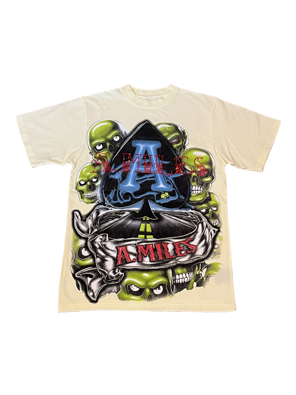 A Miles “Never Behind” Tee - Pastel Yellow