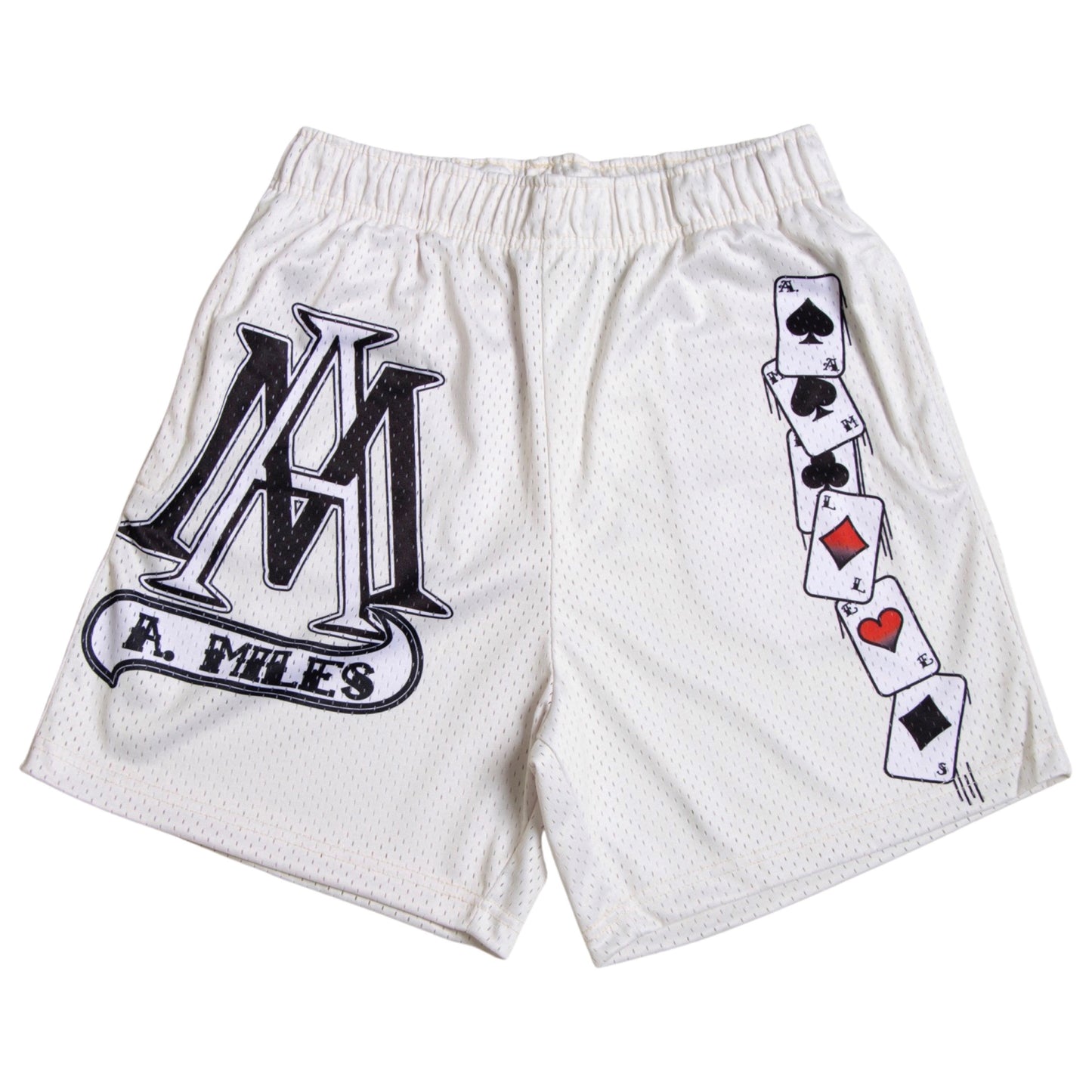 A. Miles "Full Deck” Shorts (White)