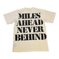 A Miles “Never Behind” Tee - Pastel Yellow