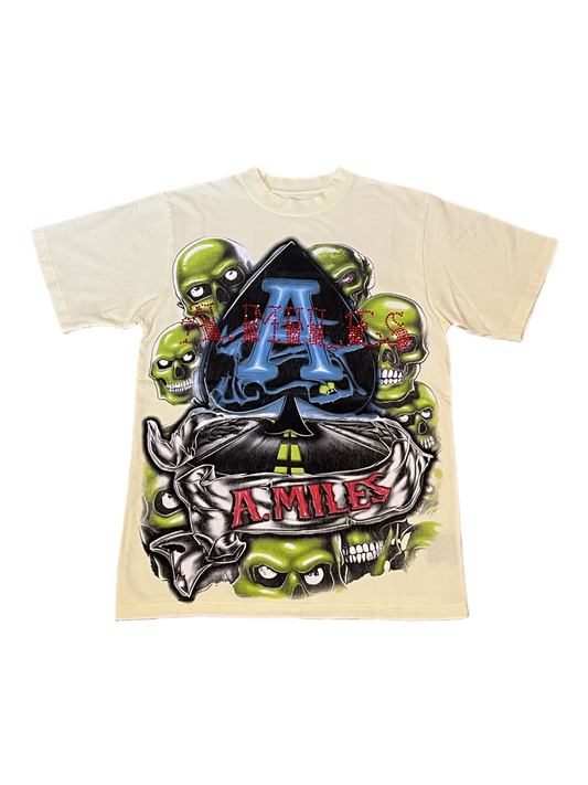 A Miles “Never Behind” Tee - Pastel Yellow