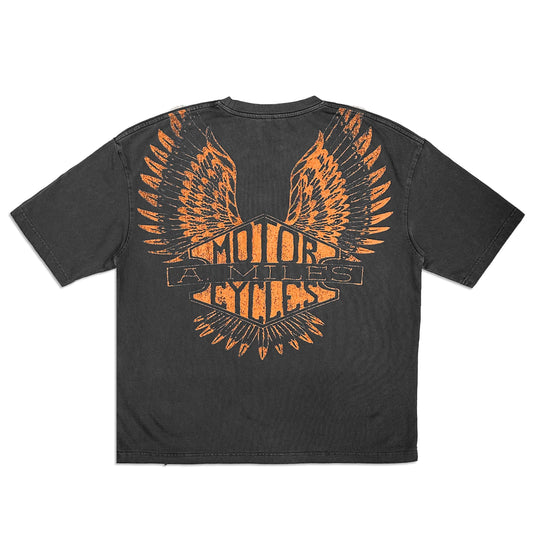 A. Miles “Eagle“ Tee - Vintage Grey