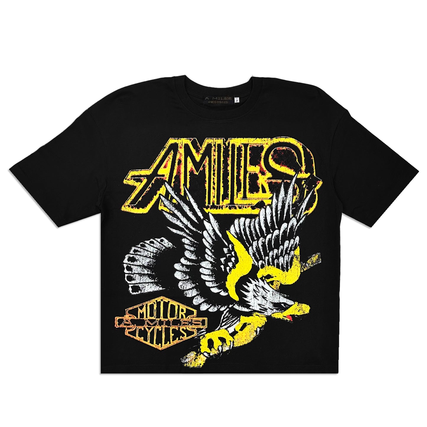 A Miles “Eagle“ Tee - Black