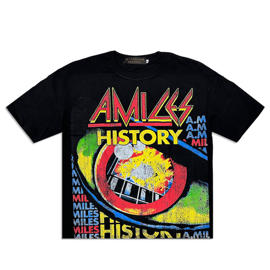 A. Miles “History Tour“ Tee - Black