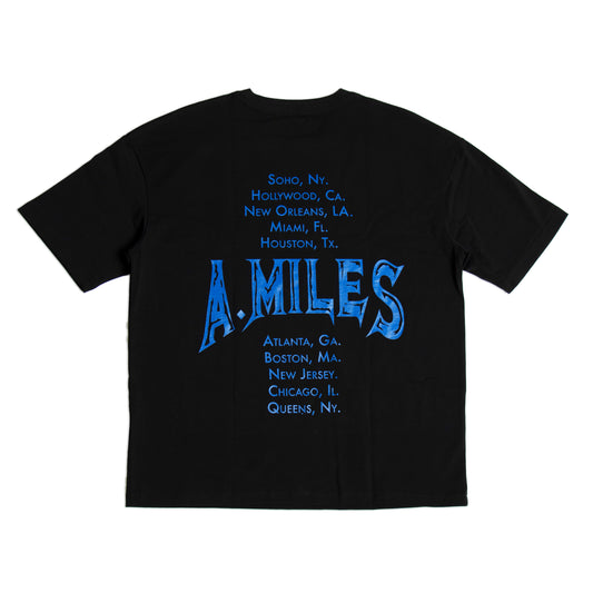 A. Miles "Fortune" Tee - Black