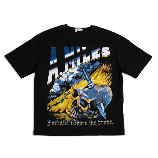 A. Miles "Fortune" Tee - Black